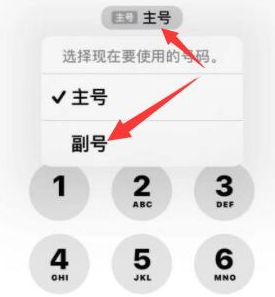 兰州苹果14维修店分享iPhone 14 Pro Max使用副卡打电话的方法 