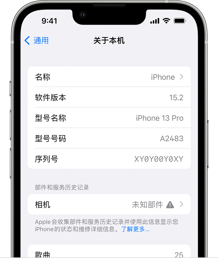 兰州苹果维修分享iPhone 出现提示相机“未知部件”是什么原因？ 